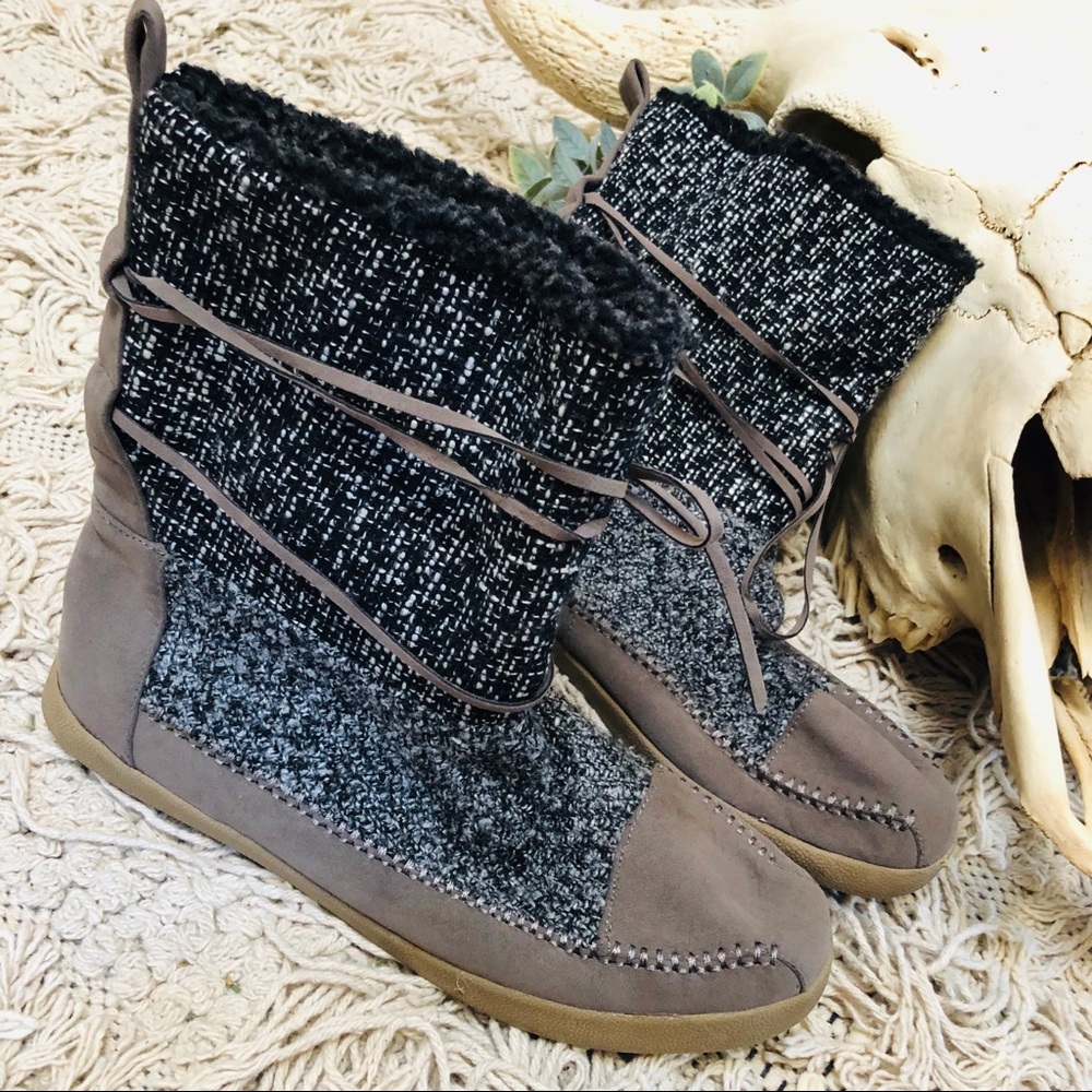 Madden Girl - Jackman, heather and suede boots
